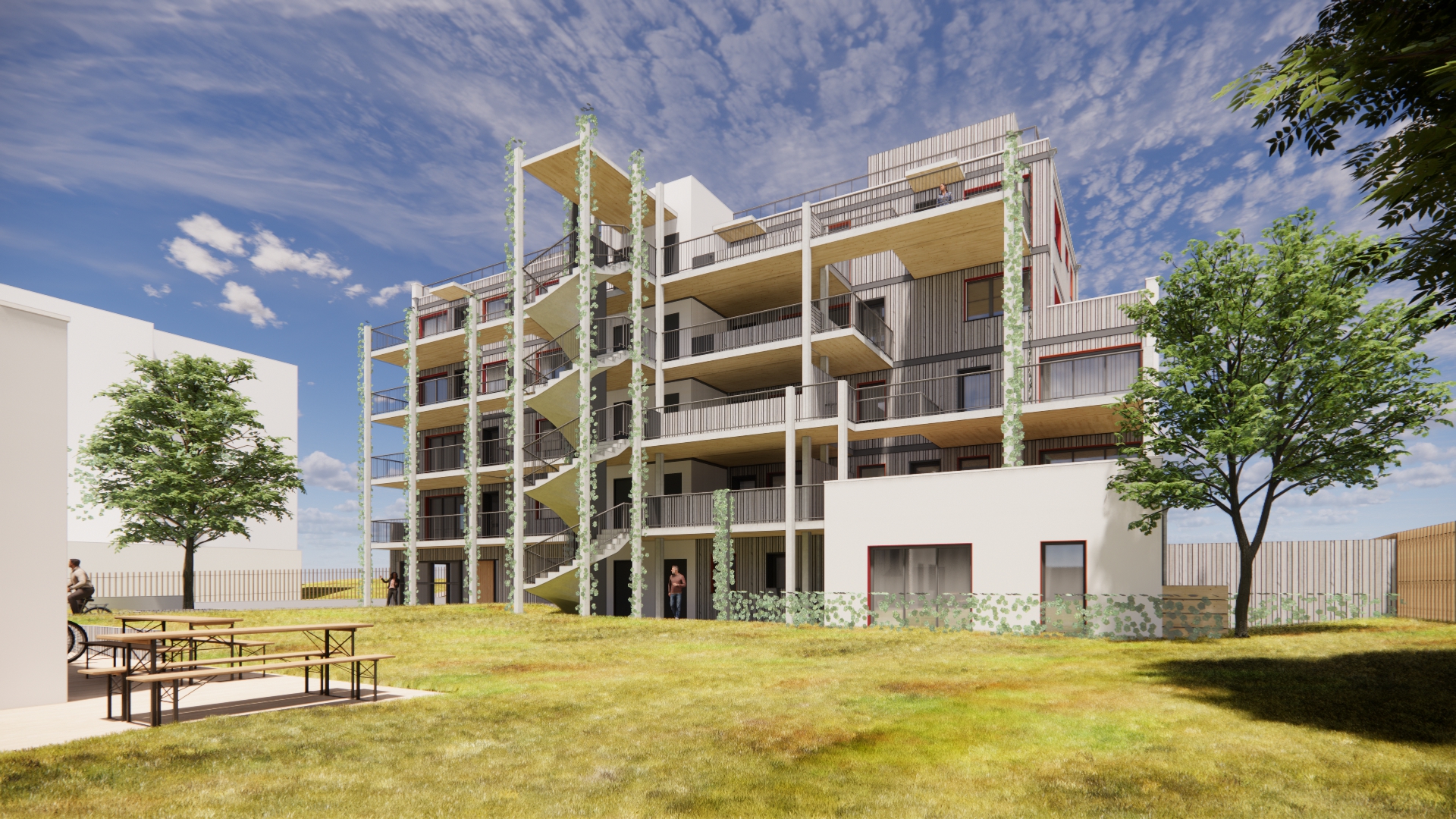 Deux immeubles en habitat participatif et une crèche « Trevolution » – Trevoux (01)